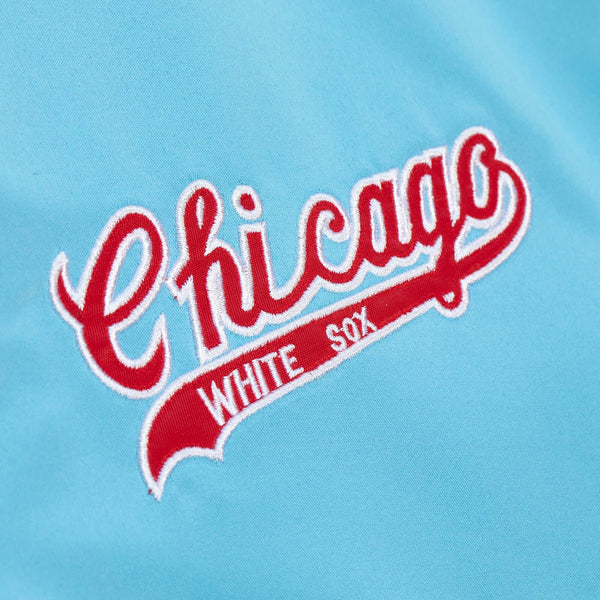 Mitchell & Ness Chicago White Sox Lightweight Satin Jacket - Hibbett