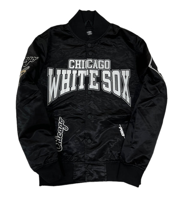 Pro Standard Chicago White Sox Satin Jacket (Black)