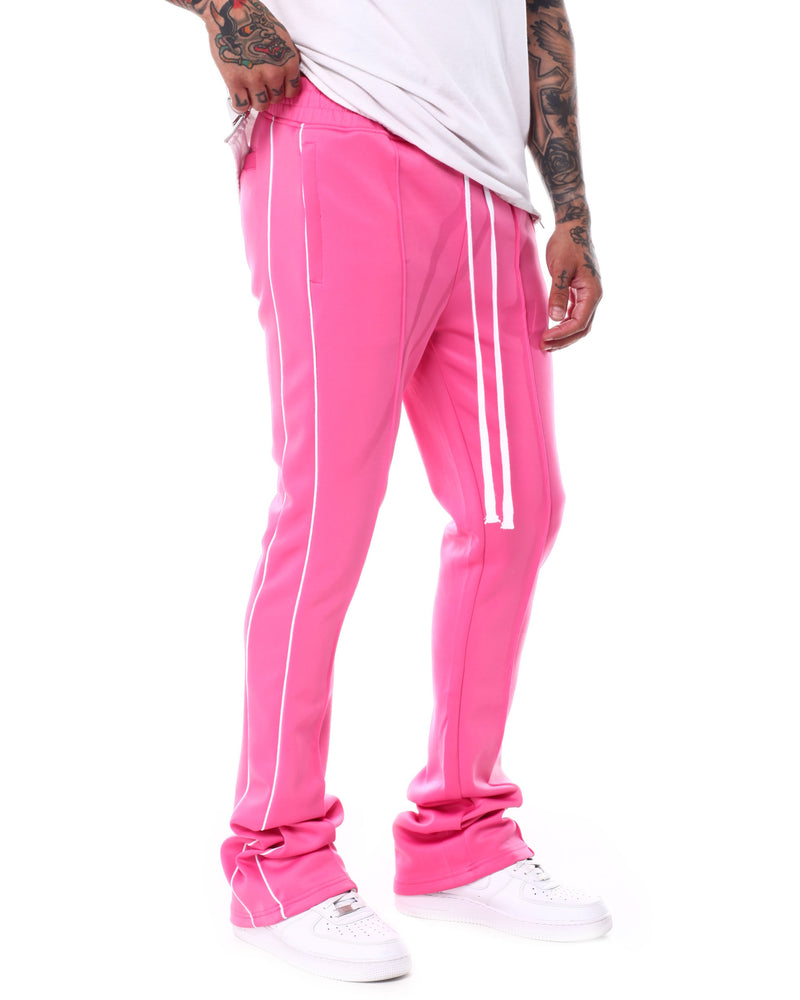 Rebel Minds - Stacked Joggers (Pink)