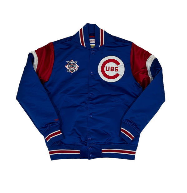 Mitchell And Ness - Chicago Cubs Satin Jacket (Blue)