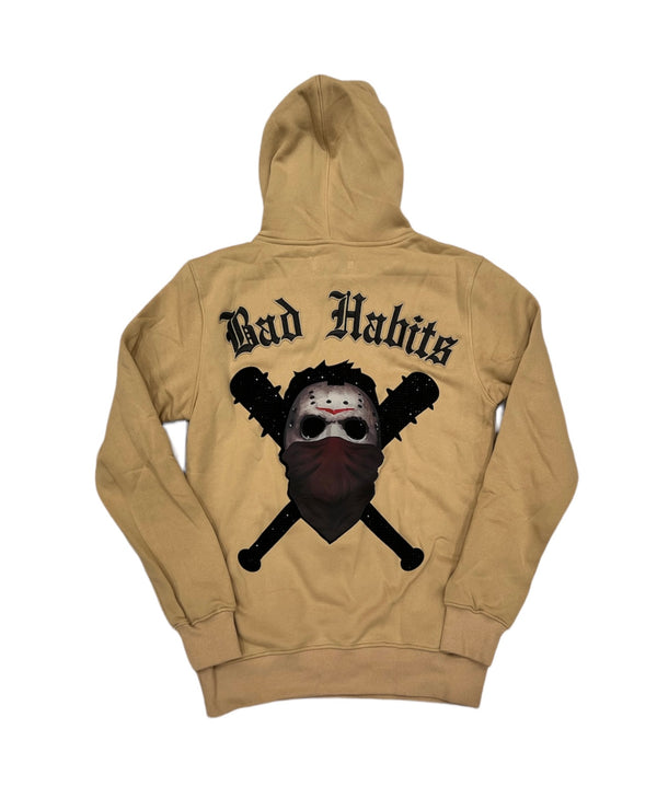 Roku Studio - Bad Habits Studded Hoodie (Khaki)
