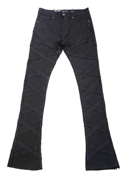 Waimea - Stacked Denim (Black)