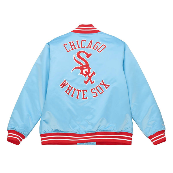 Mitchell And Ness - Heavyweight Satin Jacket Chicago White Sox (Blue)